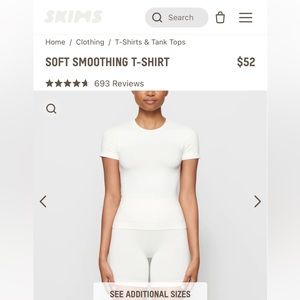 SKIMS - Soft Smoothing T Shirt